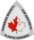 Canadian Society for Aesthetic Plastic Surgery: CSAPS logo white